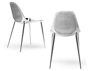 MAMMAMIA PUNK - Design stackable aluminium chair by Opinion Ciatti - view 3
